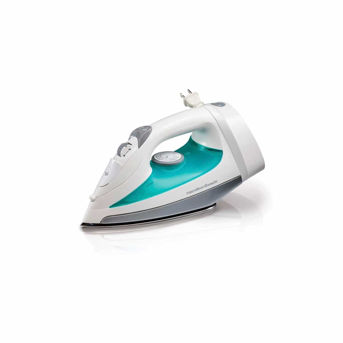 Plancha A Vapor Con Suela De Acero Inoxidable Color Blanco Hamilton Beach
