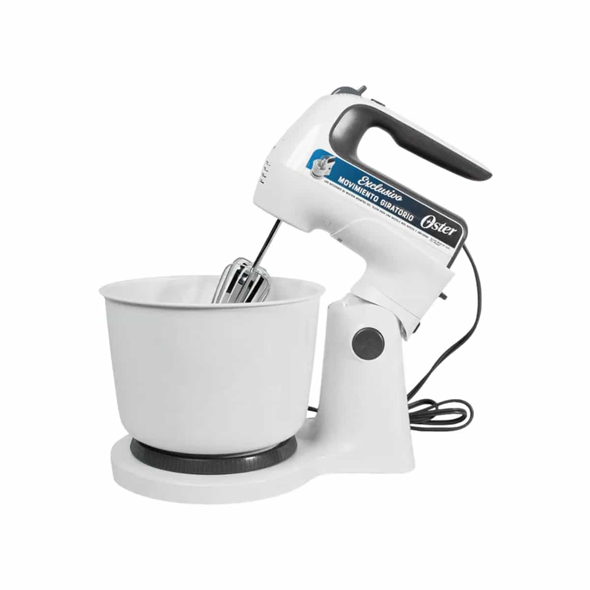 Batidora De Mano Y Pedestal 6 Velocidades Blanco Oster