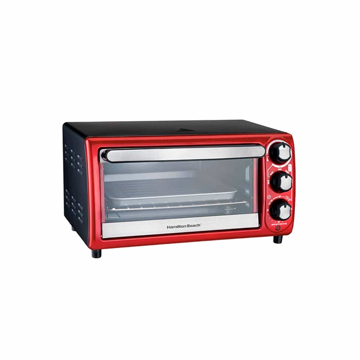 Horno Tostador Multifuncional Color Rojo Hamilton Beach