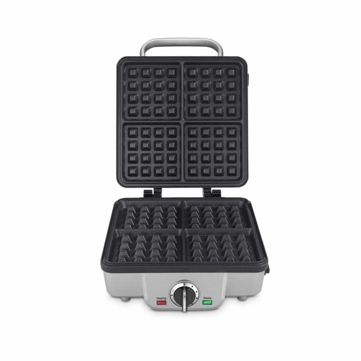 Waflera Belga de 4 Unidades en Acero Inoxidable Color Plata Cuisinart