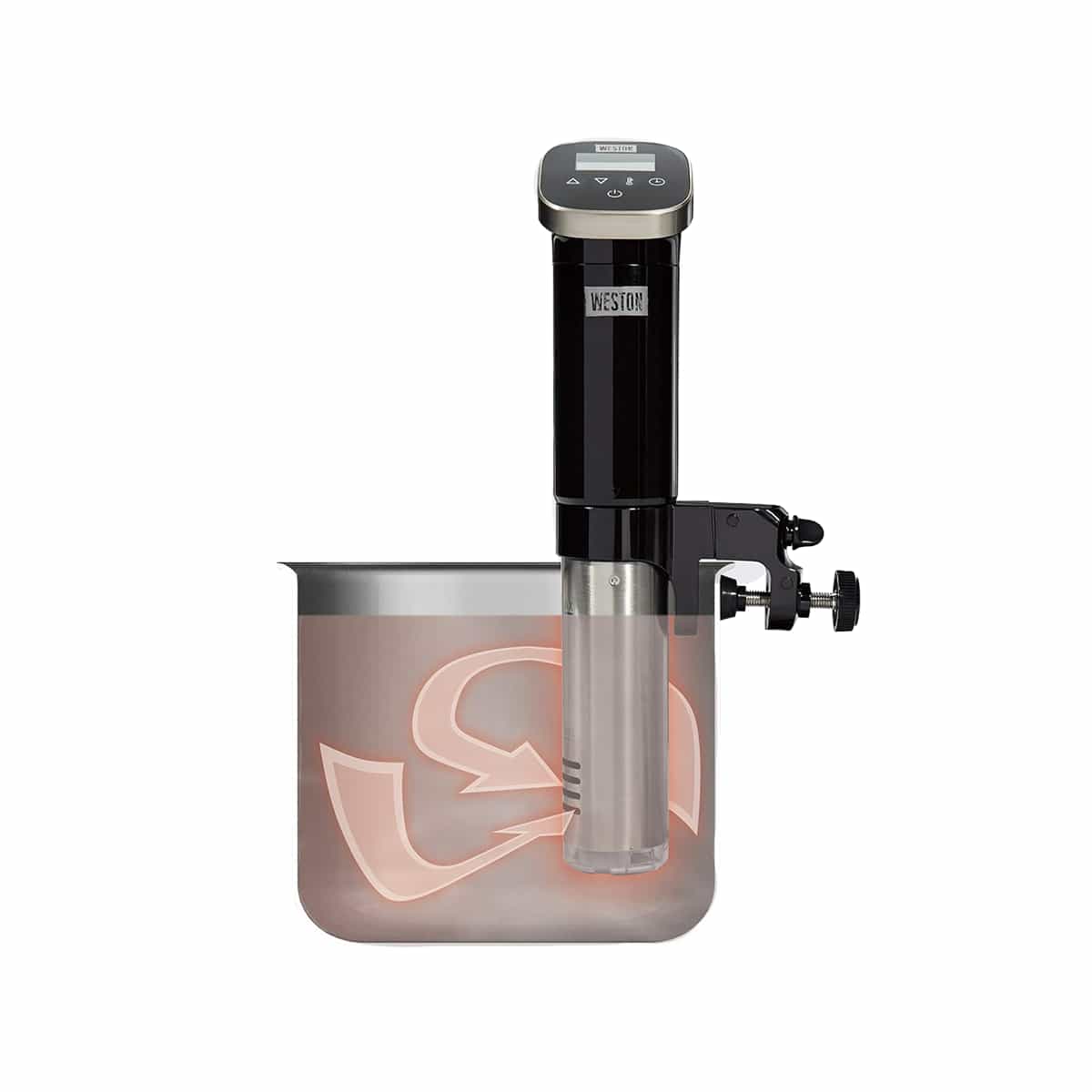 Circulador De Cocina Al Vacio Color Negro Weston