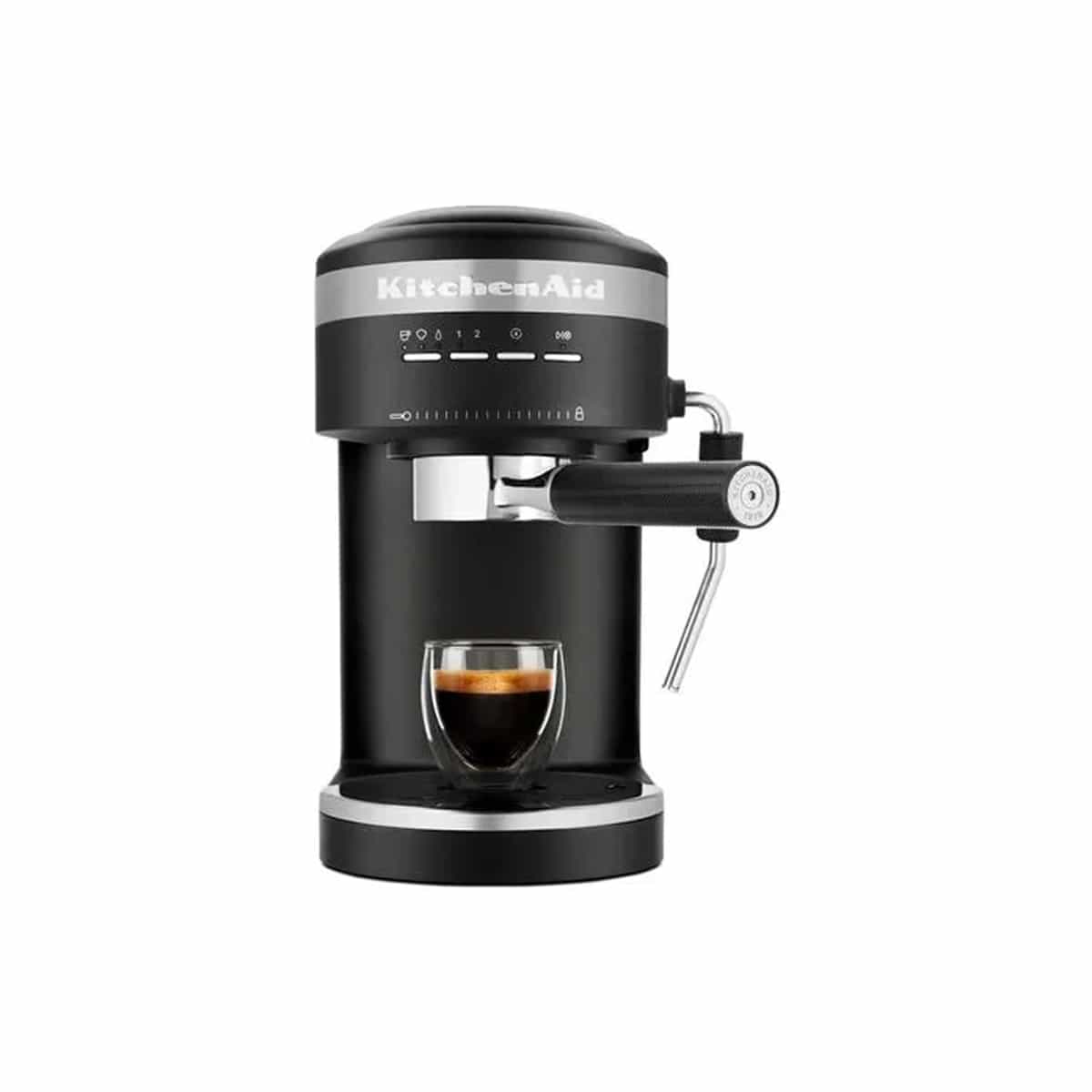 Máquina De Espresso Semiautomática Color Negro KitchenAid
