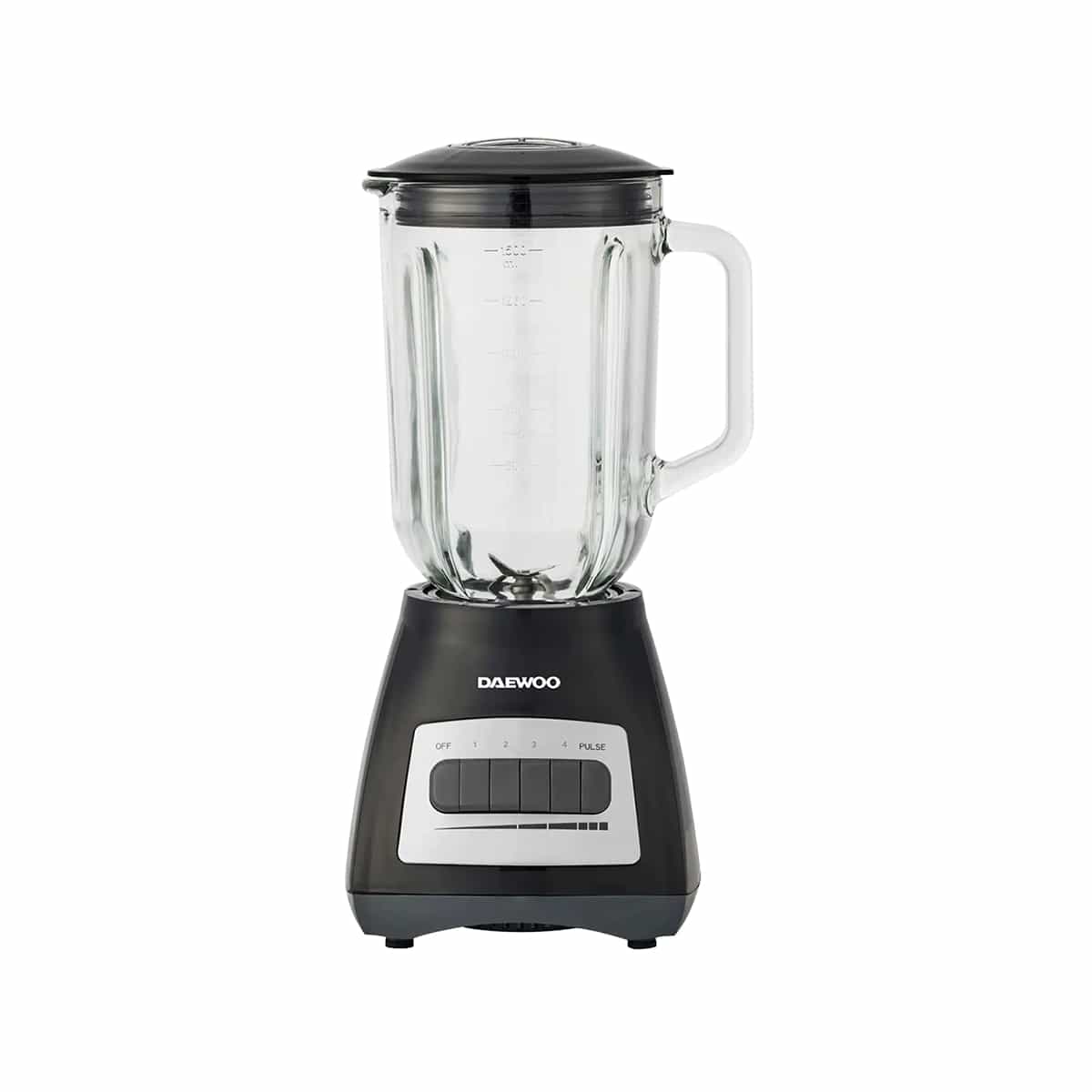 Licuadora De 1.5 Litros Con Procesador De Alimentos Color Negro Daewoo