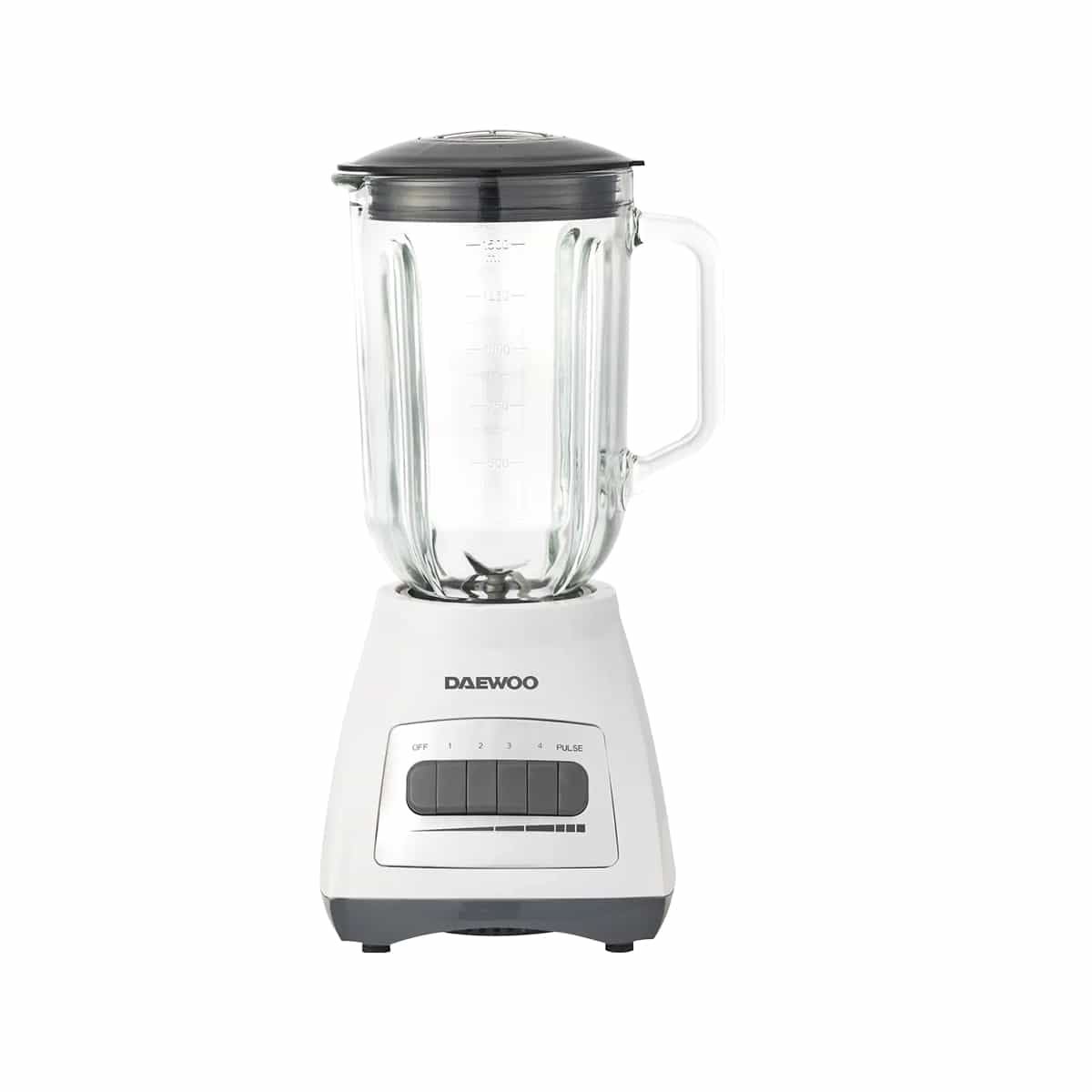 Licuadora De 1.5 Litros Con Procesador de Alimentos Color Blanco Daewoo