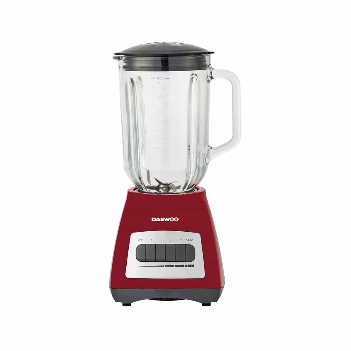Licuadora Con Procesador De Alimentos De 1.5 Litros Color Rojo Daewoo