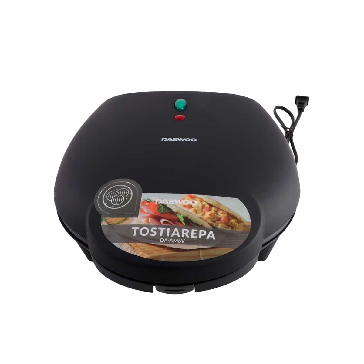 Tostiarepa De 6 Unidades Color Negro Daewoo