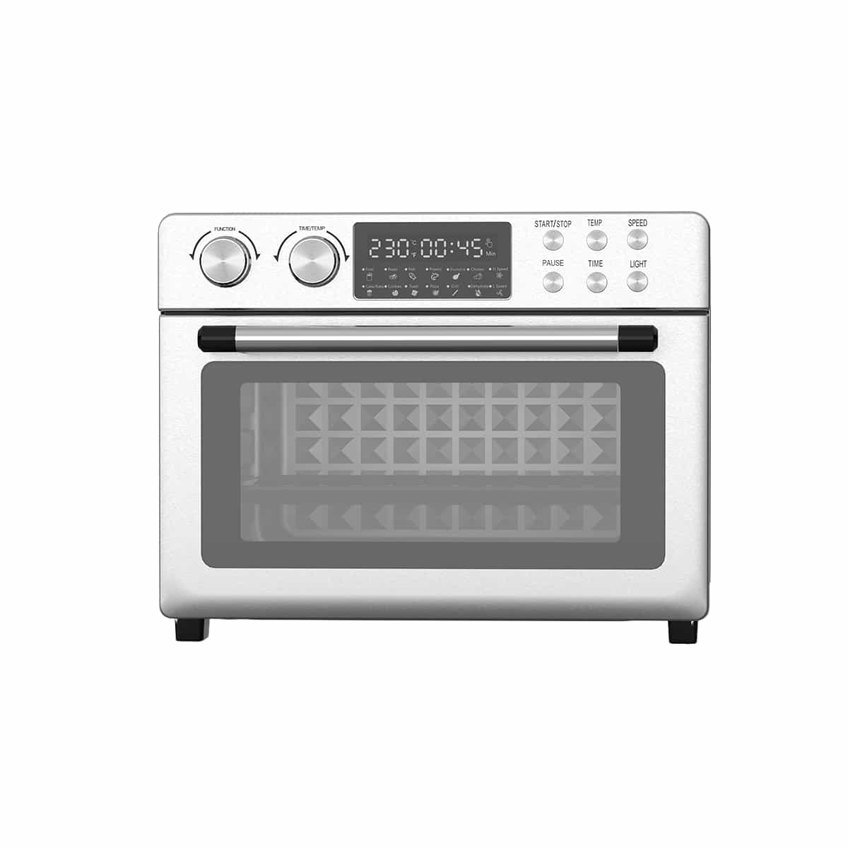 Horno Digital Con Freidora De Aire 30 Litros Color Plateado Daewoo