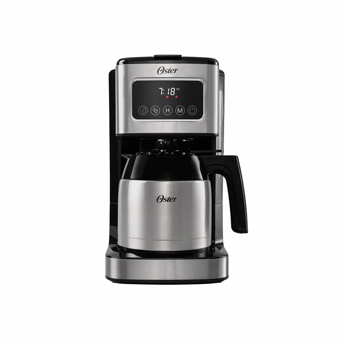 Cafetera 8 Tazas Con Panel Tactil Color Plata Oster