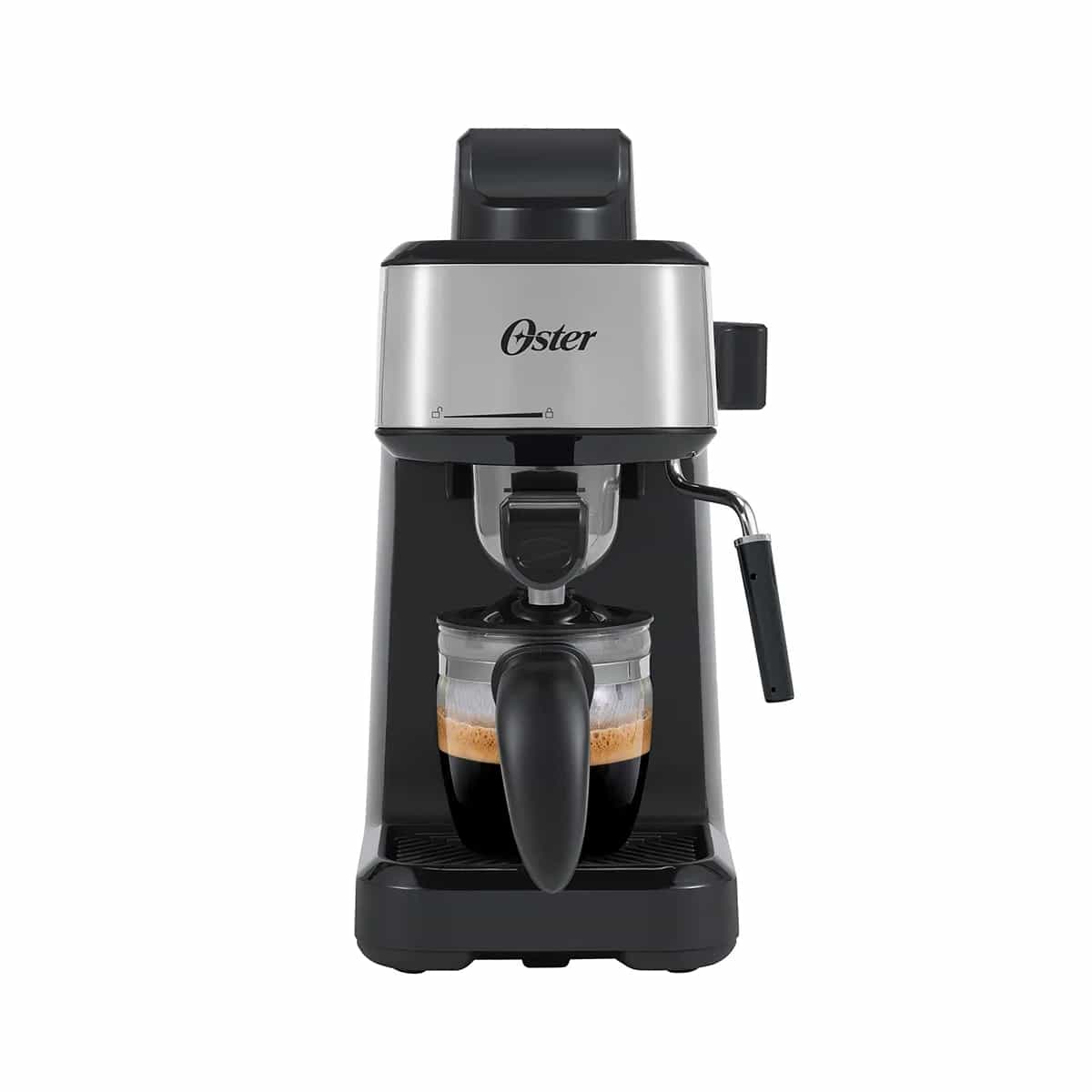 Cafetera Espresso de 4 Tazas en Acero Inoxidable Oster