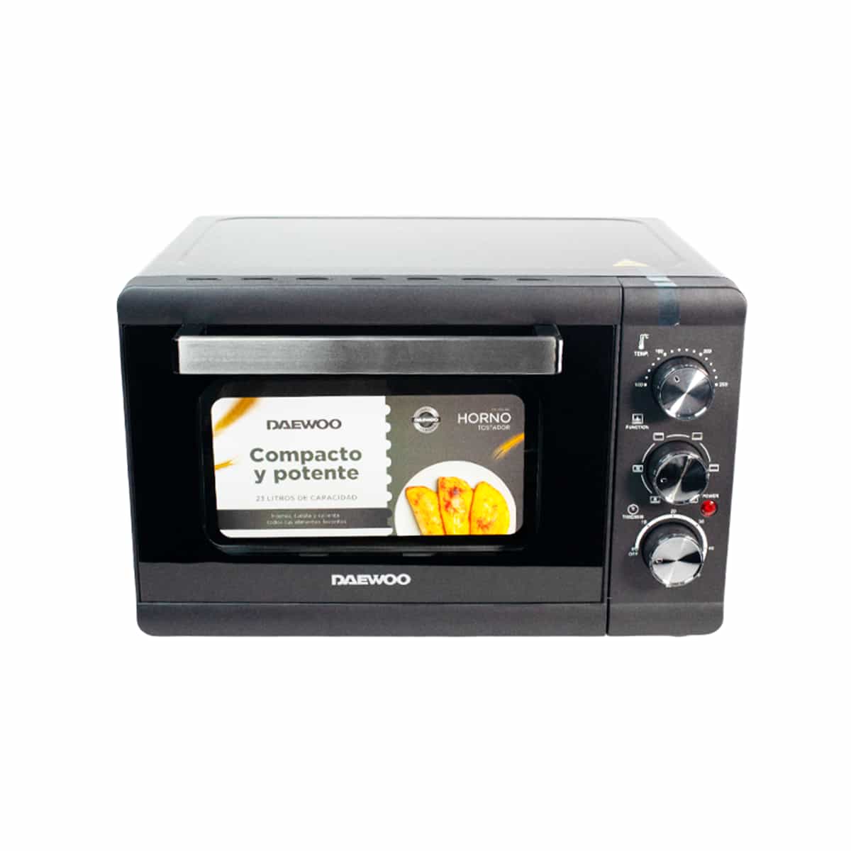Horno Tostador 23 Litros Color Negro Daewoo