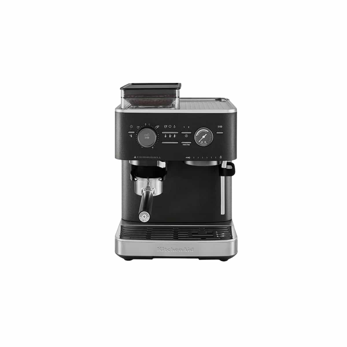 Cafetera Espresso Con Molinillo Color Negro Mate KitchenAid