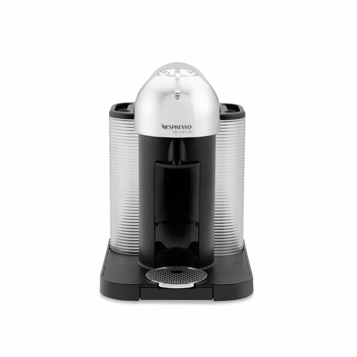 Cafetera Espresso Vertuo Flathead con Tecnología Centrifusion Color Plata Nespresso