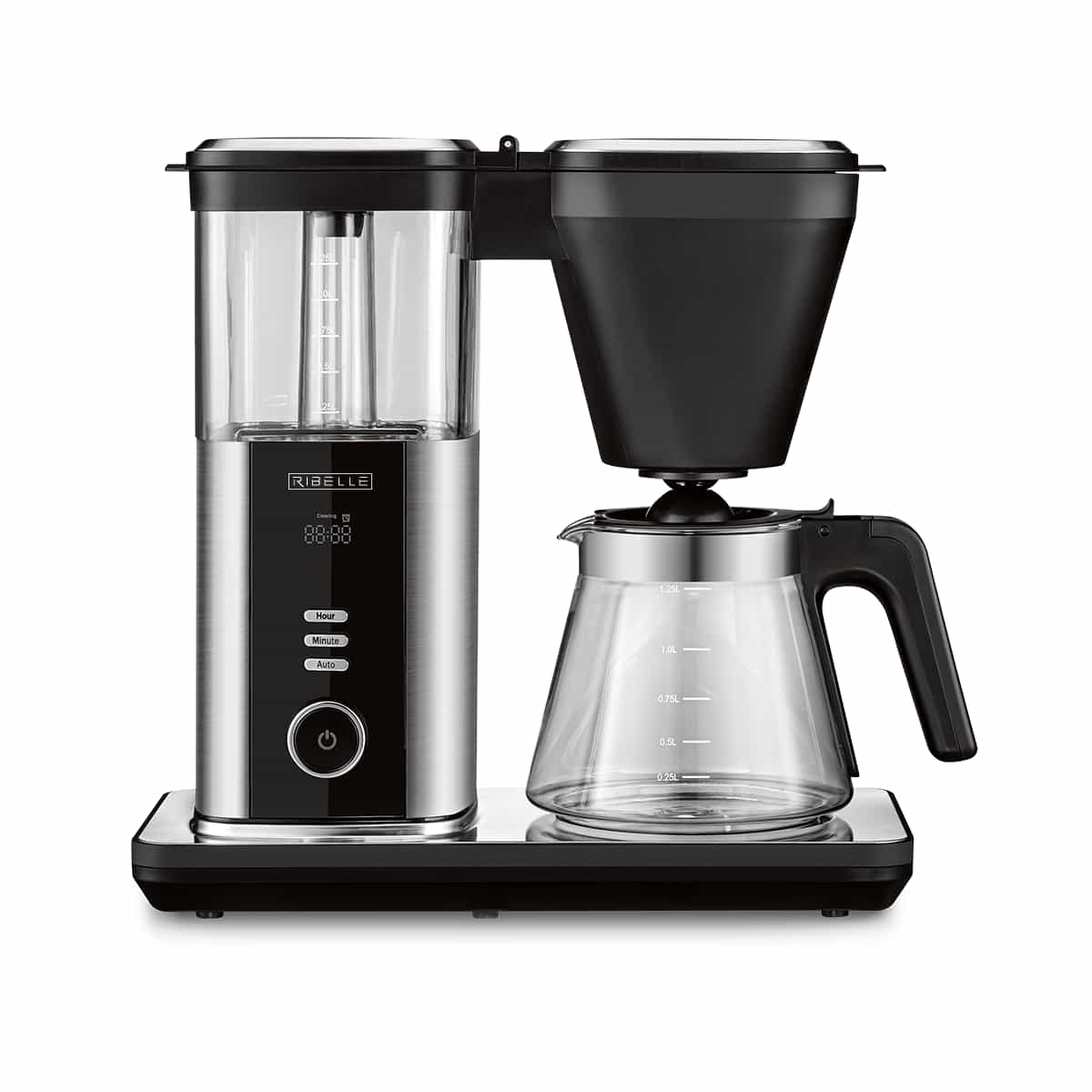 Cafetera 10 Tazas Acero Inoxidable Ribelle