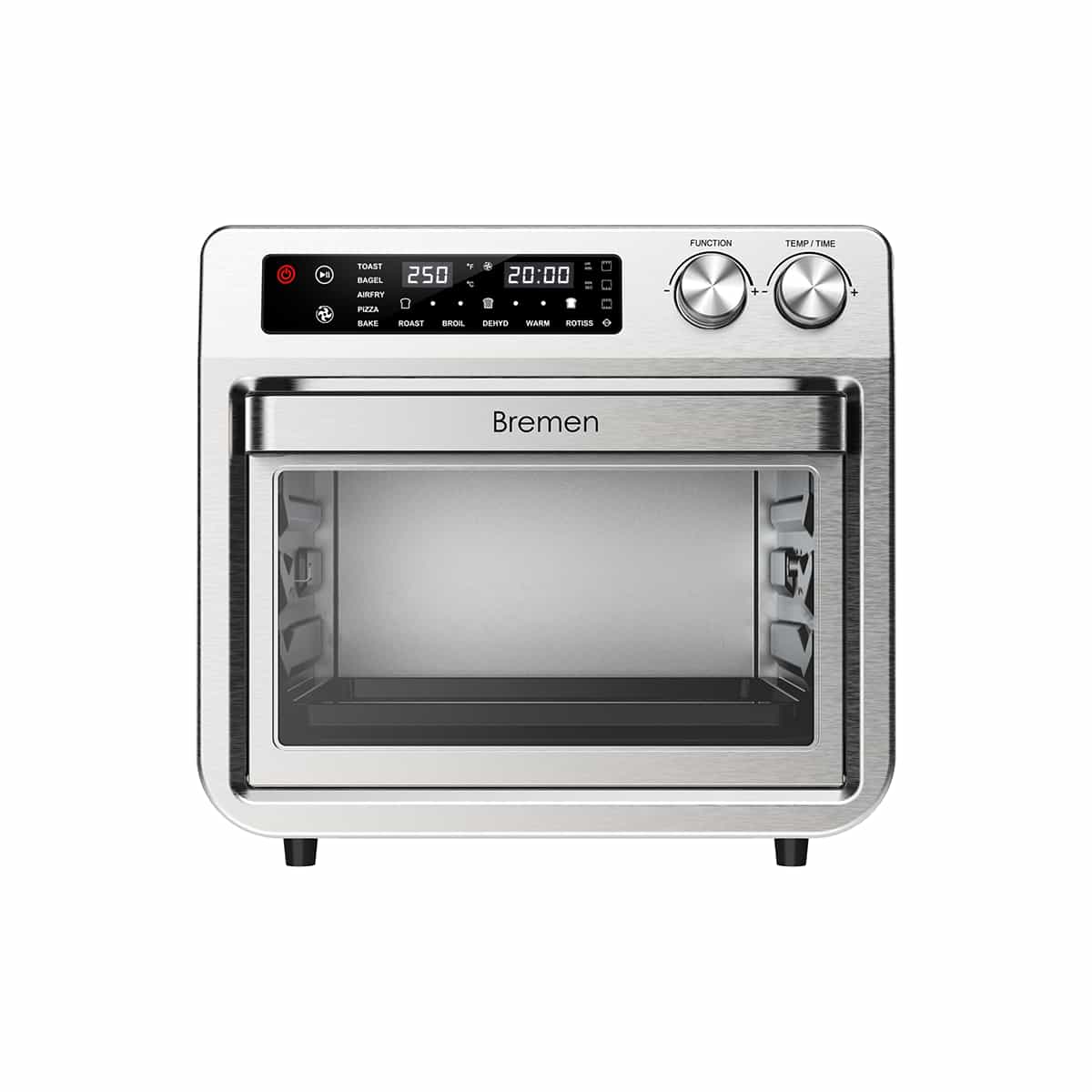 Horno Digital Freidora De Aire 25 Litros Acero Inoxidable Bremen