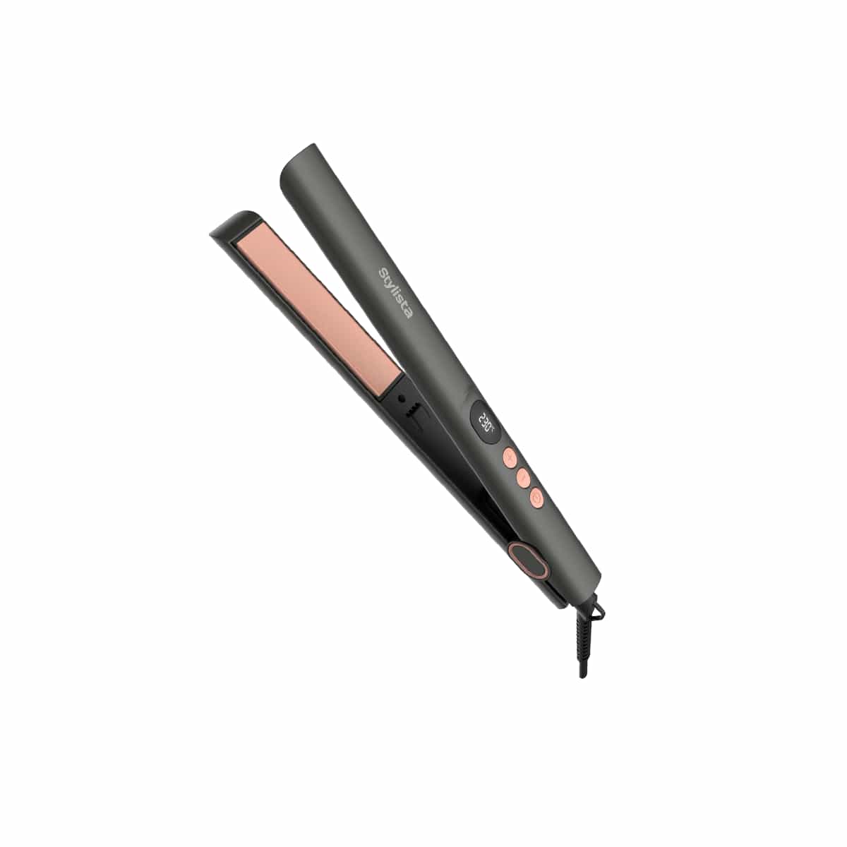 Plancha Alisadora de Cabello Color Gris Stylista