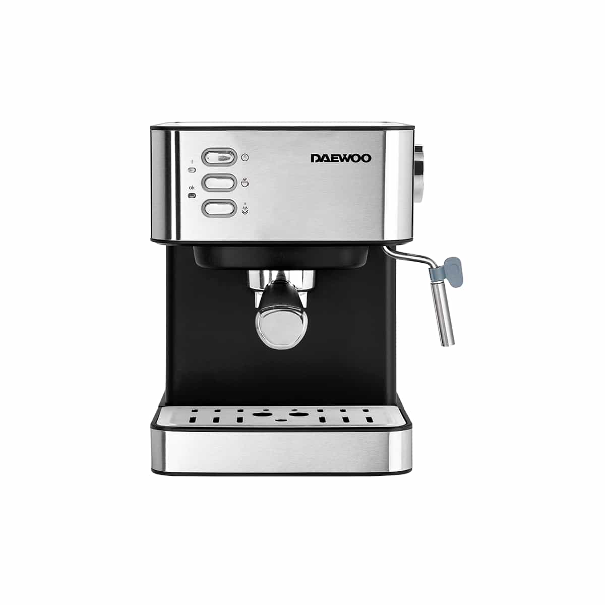 Cafetera Espresso Programable 15 Bares Acero Inoxidable Daewoo
