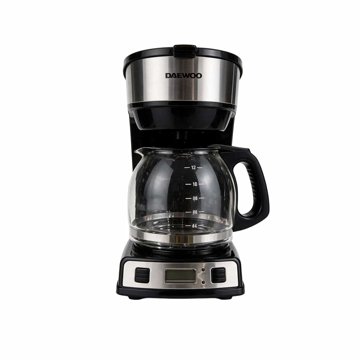 Cafetera Programable 12 Tazas Negro Daewoo