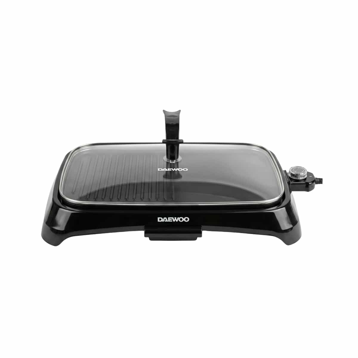 Parrilla Eléctrica Con Tapa Negro Daewoo