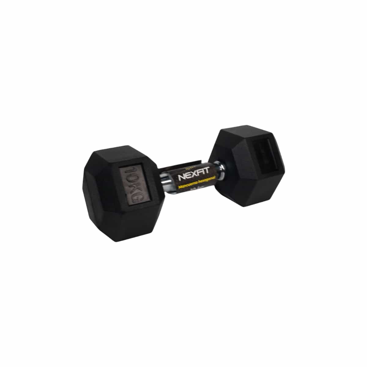 Mancuerna 10 Kg Hexagonal Negro Nexfit