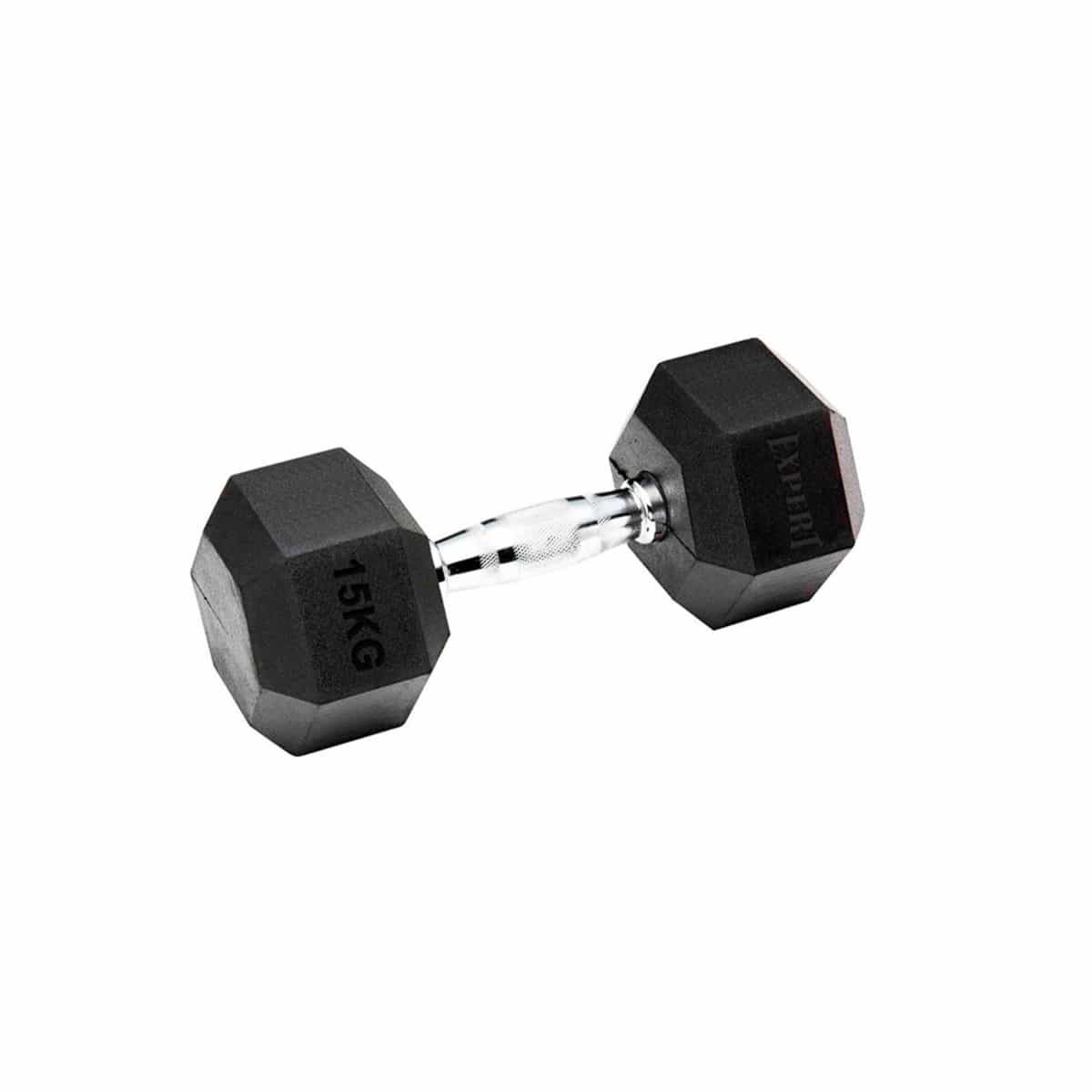 Mancuerna 15 Kg Hexagonal Negro Nexfit